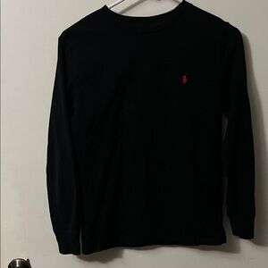 Polo Ralph Lauren Black Shirt with Yellow Logo